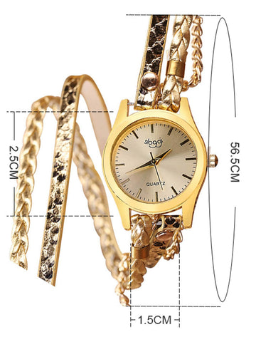 Gold Wrap Watch
