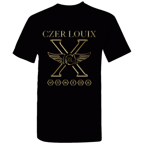 Czer Louix Wings Social X T-Shirt #CZL