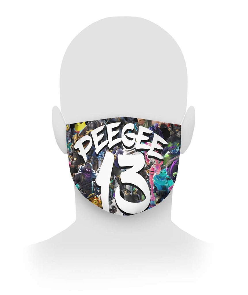 PeeGee13 FortNitty Face Mask Cloth Face Mask