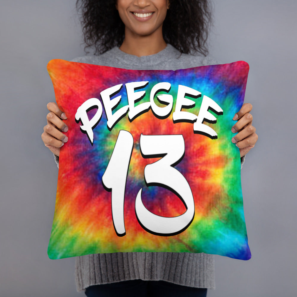 PeeGee13 Tie-Dye Pillow