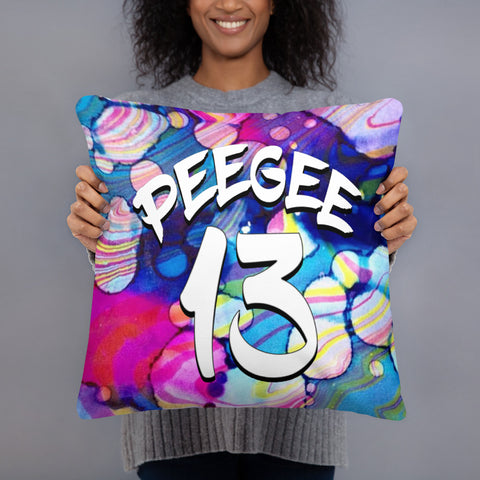 PeeGee13 Space Seashells Pillow