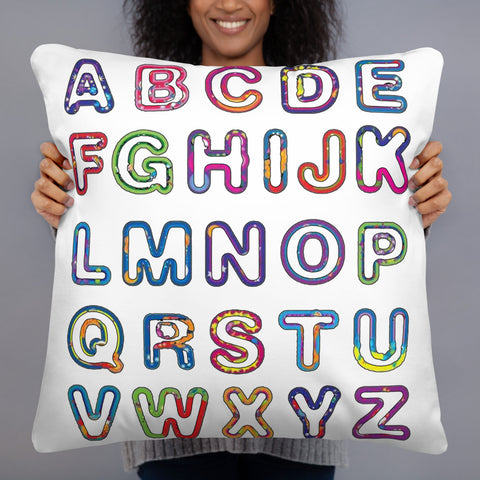 PeeGee13 Colorful Abc Pillow