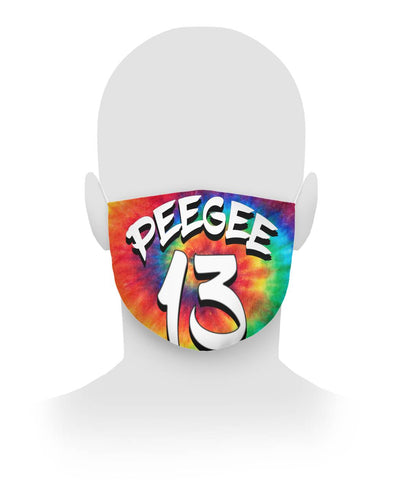 PeeGee13 Tie-Dye Face Mask Cloth Face Mask