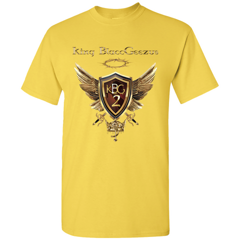 King BlaccGeezus Golden Wings Text T-Shirt #KBG