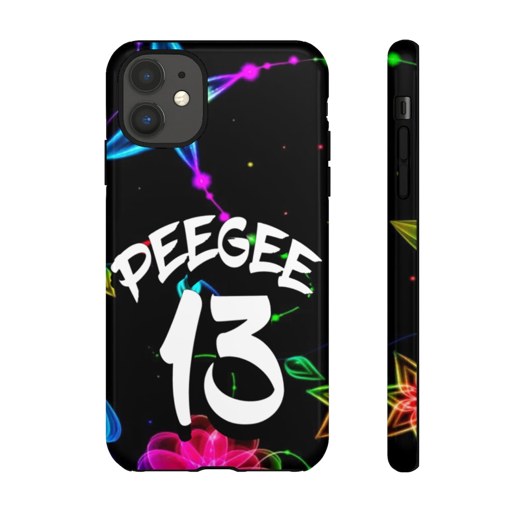 PeeGee13 Glow Flower Phone Case