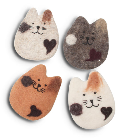 Hand Crafted Cat Coasters