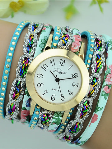 Rainbow Diamond Watch Bracelets