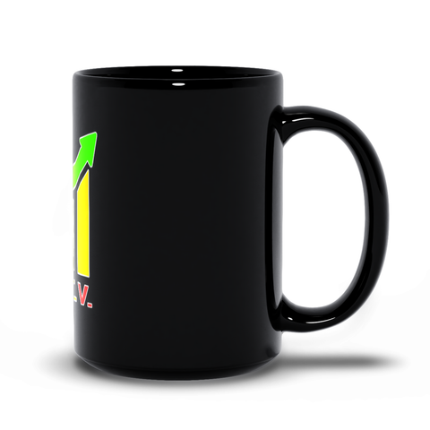 Lavish Turn Up Tha Value Logo 1 Black Mug