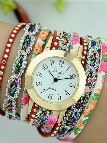 Rainbow Diamond Watch Bracelets